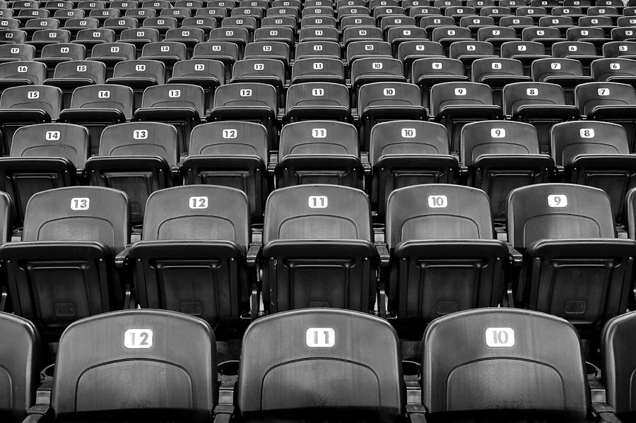 Baseball Photograph - Have a Seat by Frozen in Time Fine Art Photography