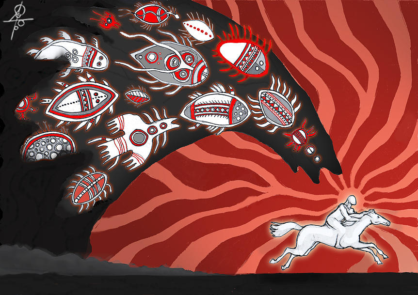 Shaman Digital Art - Have Time To Wake Up by Maxim Sukharev Shaman Digital Art - Have Time To Wake Up by Maxim Sukharev