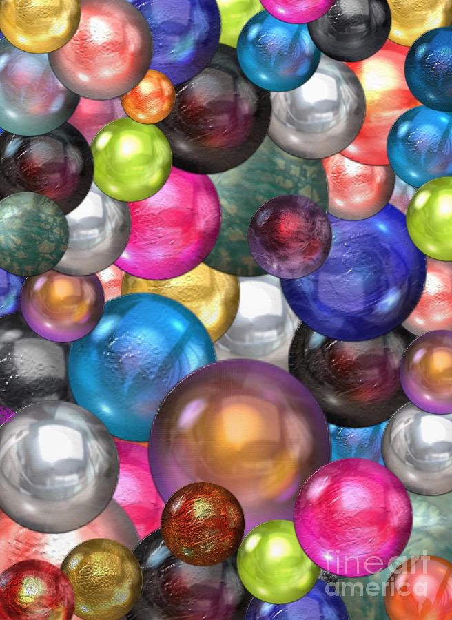 Have You Lost Your Marbles? Digital Art by Tina Vaughn