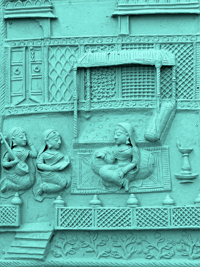 Haveli Bas Relief 1 Udaipur Rajasthan India Photograph by Sue Jacobi