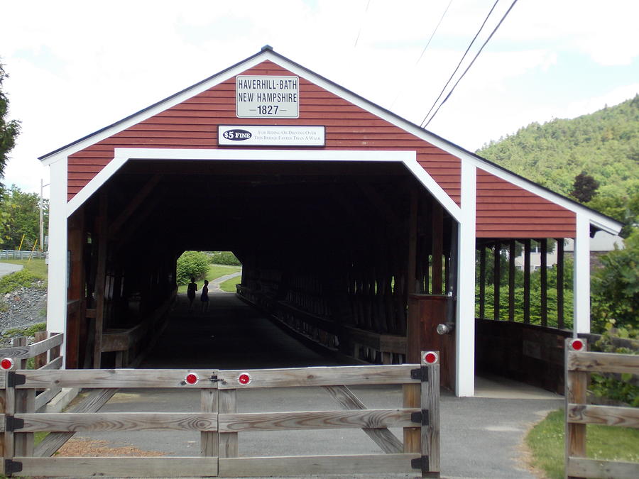 Haverhill Bath Covered Bridge Photograph by Catherine Gagne - Fine Art ...