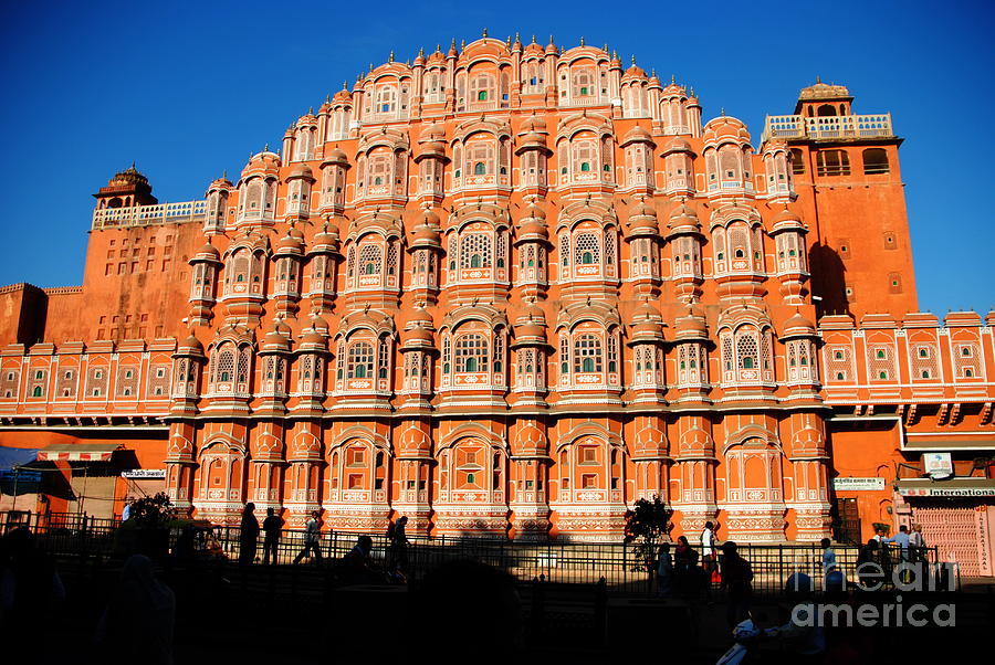 Hawa Mahal Palace of the Winds of Jaipur Photograph by Jacqueline M Lewis