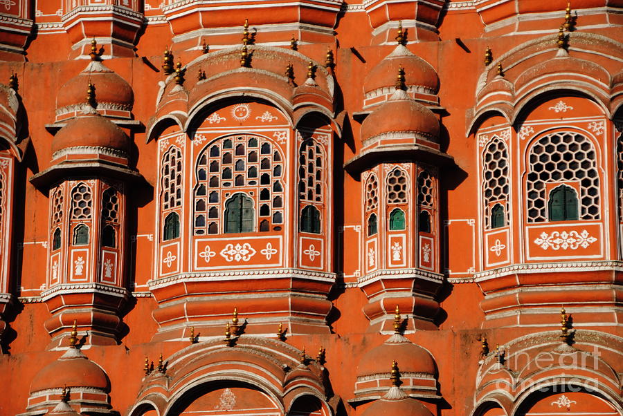 Hawa Mahal Window Detail Photograph by Jacqueline M Lewis