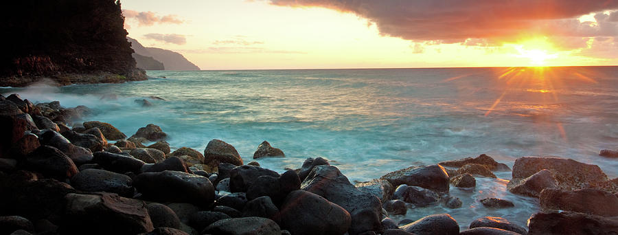Hawaii Coast And The Famous Na Pali Photograph by Imaginegolf