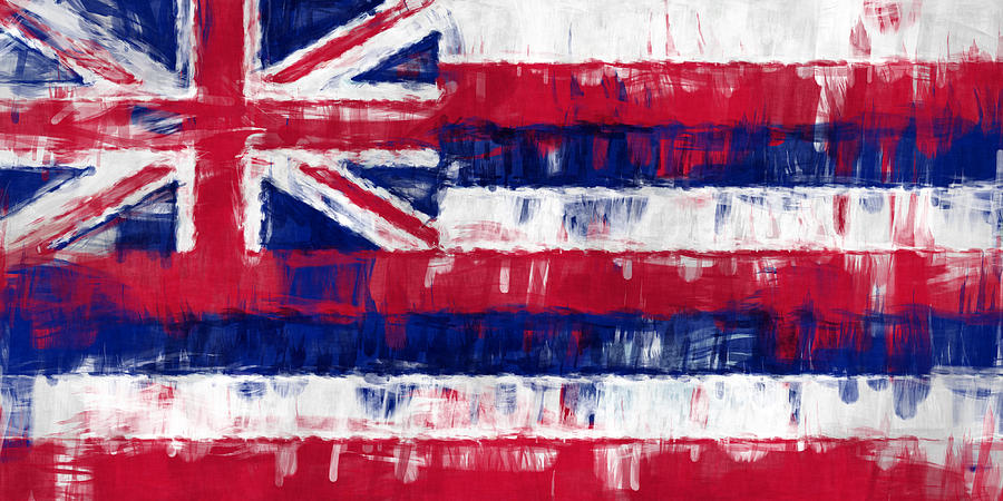 Hawaii Flag Digital Art by David G Paul