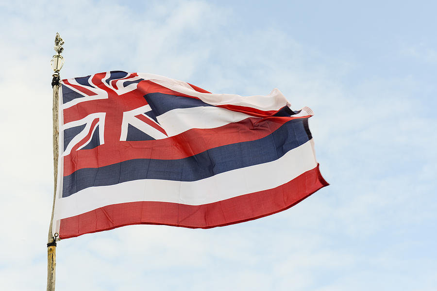 Hawaii State Flag Photograph by Brandon Bourdages