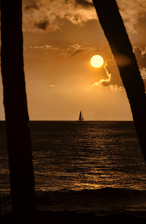 Hawaii Sunset Photograph by Douglas Barnard