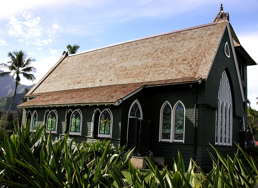 Kauai Photograph - Hawaiian Church Hanalei  by Robert Lozen