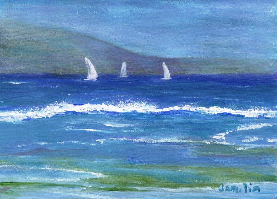 Hawaiian Sail Painting by Jamie Frier
