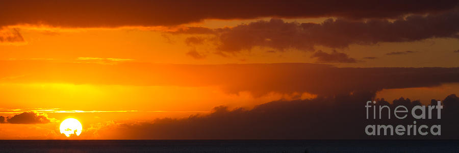 Hawaiian Sunset Photograph by Anthony Michael Bonafede