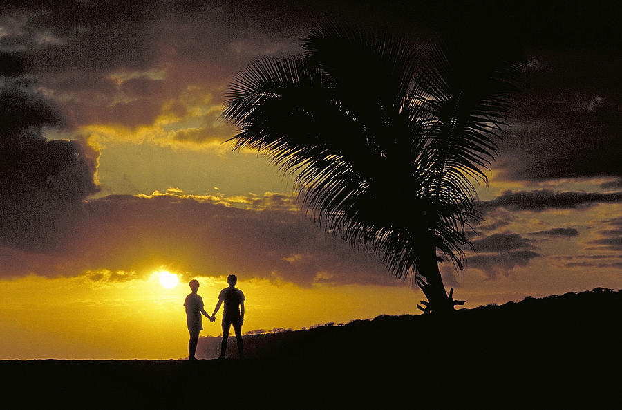 Hawaiian Sunset Photograph by Buddy Mays