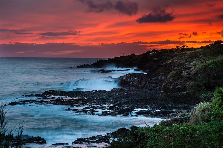 Hawaiian Sunset Photograph by Harry Spitz