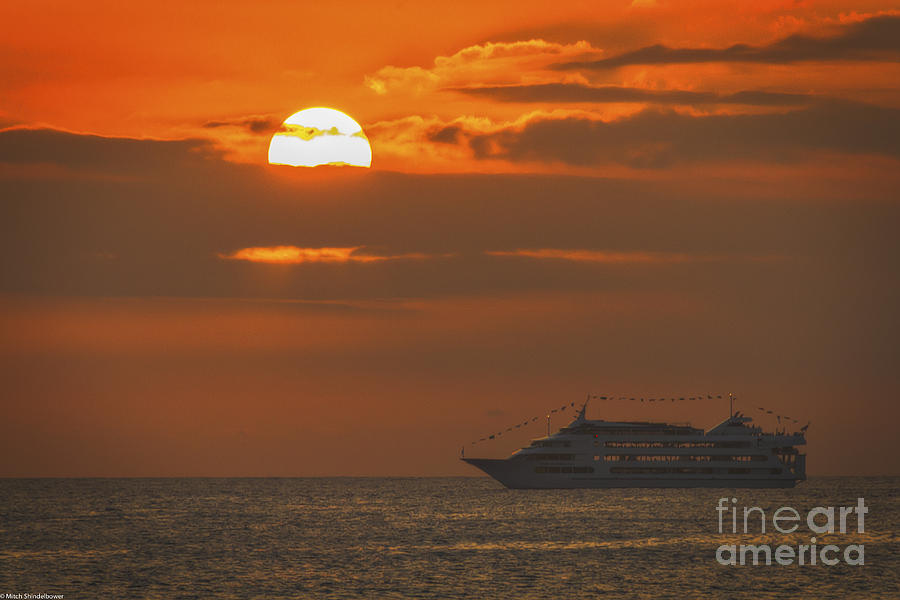 Sunset Photograph - Hawaiian Winter by Mitch Shindelbower