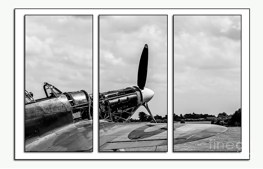 Hawker Hurricane Tryptych Photograph by Chris Thaxter