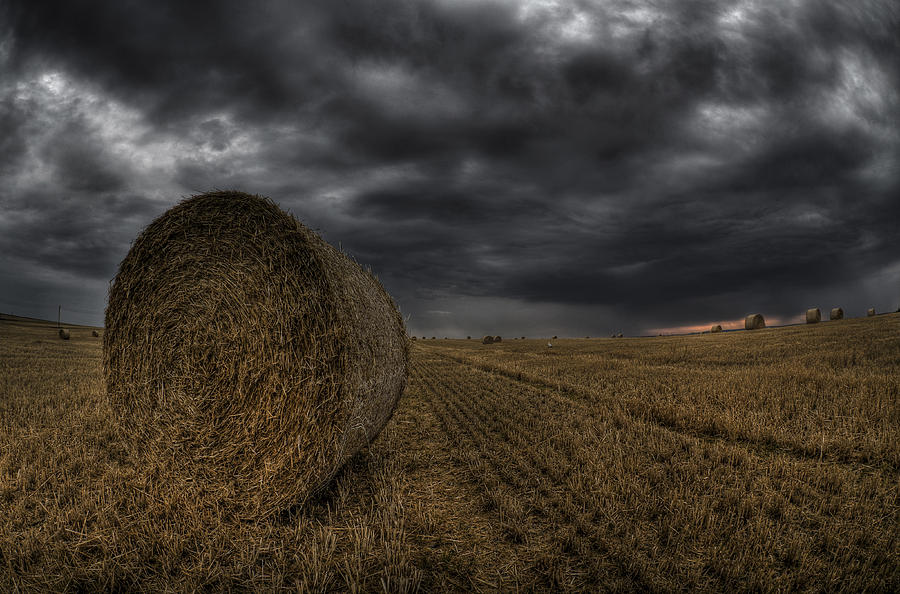 Hay bale Photograph by Perry Wunderlich - Fine Art America