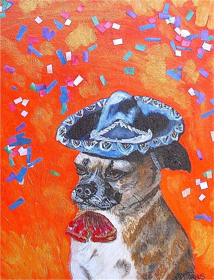 Ay Chihuahua Painting by Melissa Torres