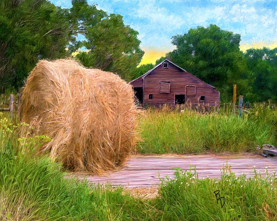 Hay Deck Digital Art by Ric Darrell