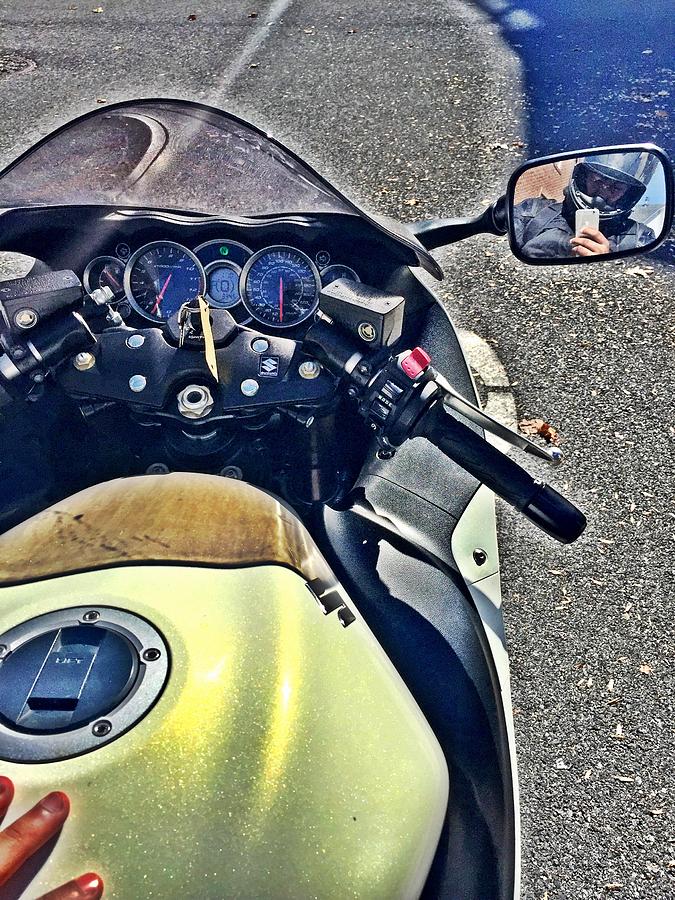 Motorcycle Photograph - Hayabusa Day Off by Brandon McCain