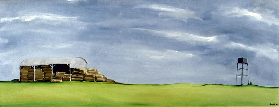 Spring Painting - Haybarn Dreaming by Ana Bianchi