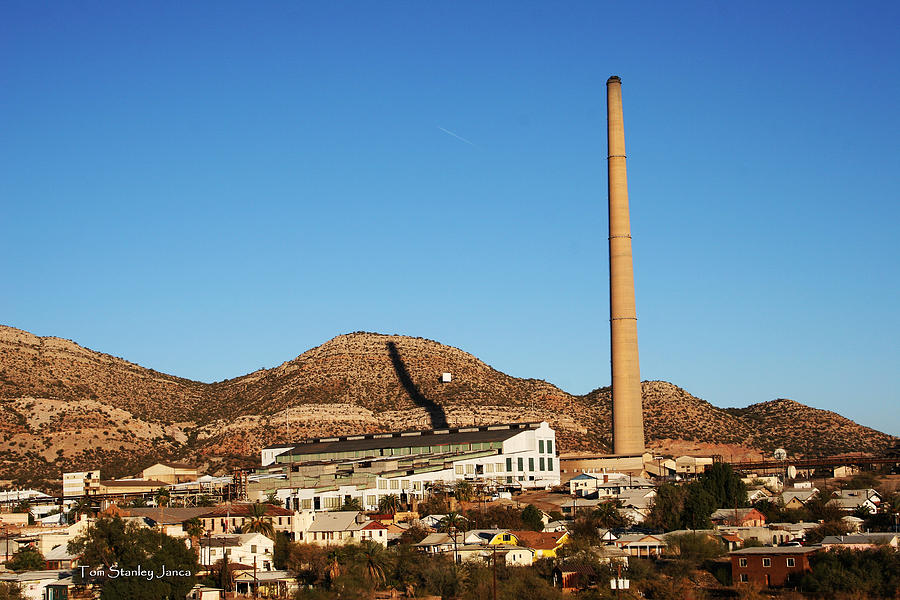 Hayden Arizona And One Of The Tallest Stacks Photograph by Tom Janca