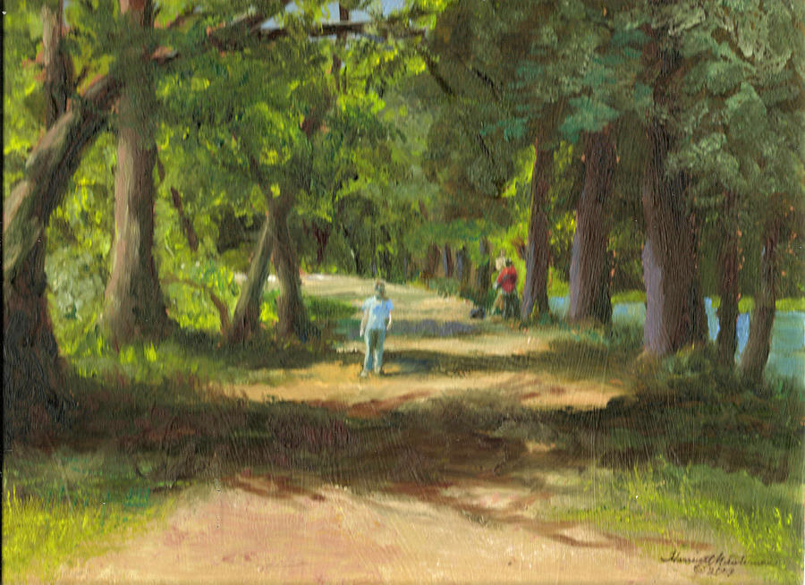 Hayden Shaded Path Painting by Harriett Masterson