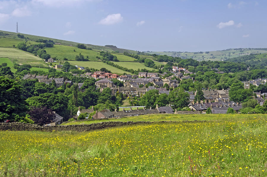 Hayfield - Derbyshire from Snake Path Photograph by Rod Johnson