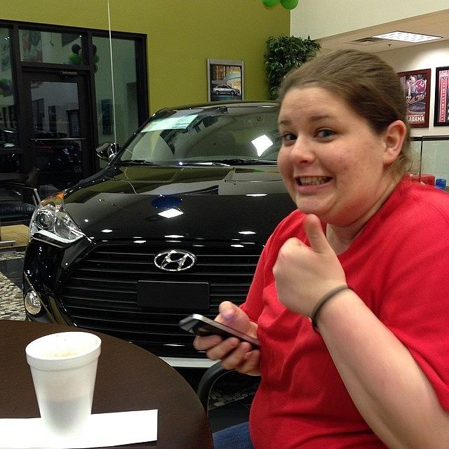 Veloster Photograph - Hayleys First Car-buying Experience! by Seth Stringer