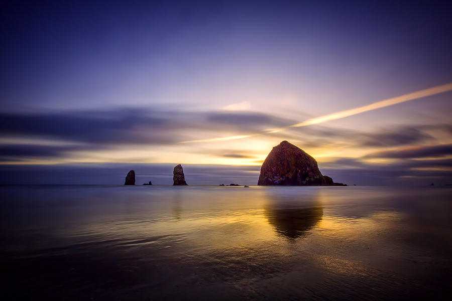 Beach Photograph - Haystack Afterglow by Rick Berk