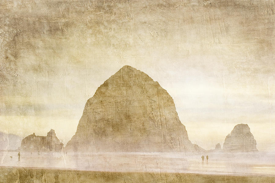 Beach Photograph - Haystack Rock by Carol Leigh