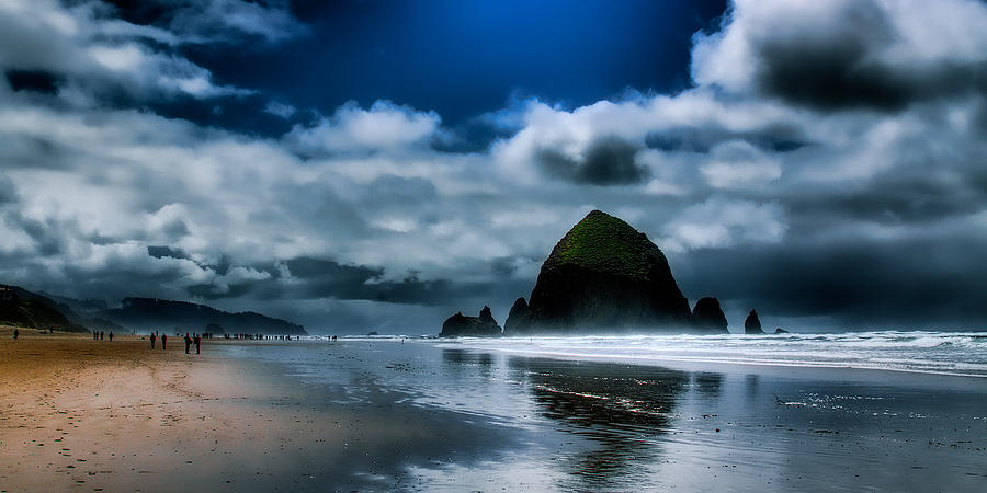 Sunset Photograph - Haystack Rock II by David Patterson