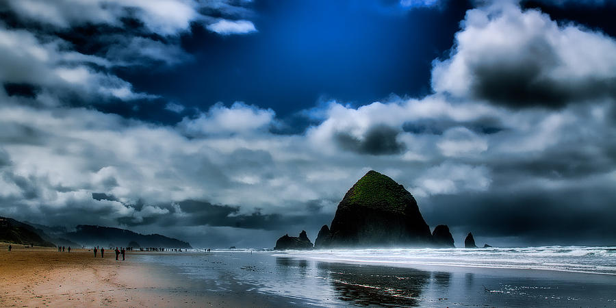 Sunset Photograph - Haystack Rock III by David Patterson