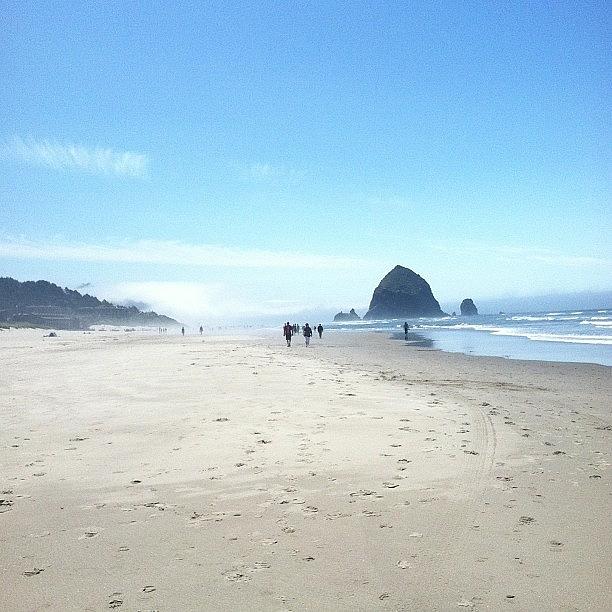 Haystack Rock Photograph by Michelle White