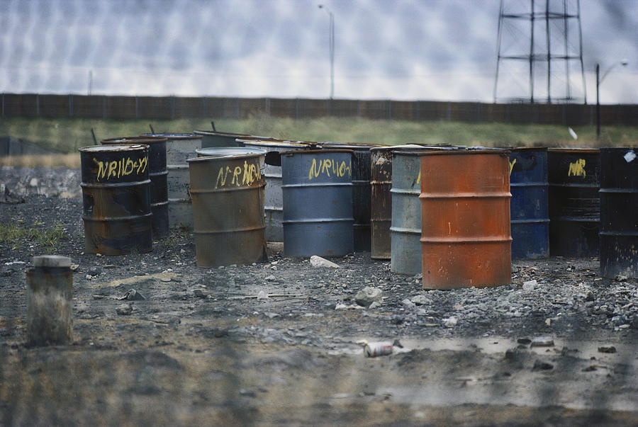 Hazardous Waste Photograph by Barbara Burnes
