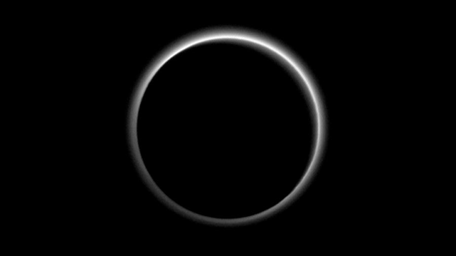 Space Photograph - Haze Around Pluto by Nasajhuapl/swri