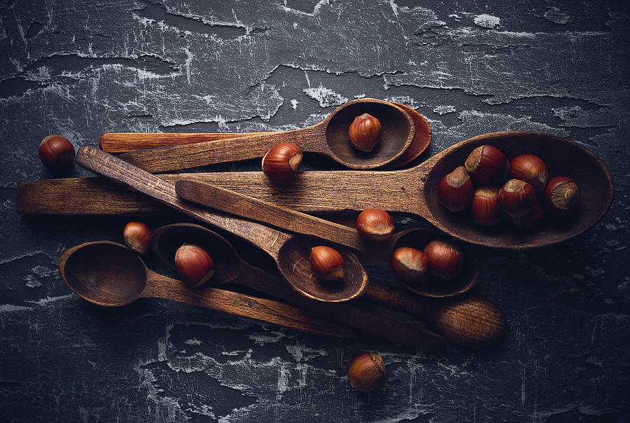Hazelnuts Photograph by Aleksandrova Karina