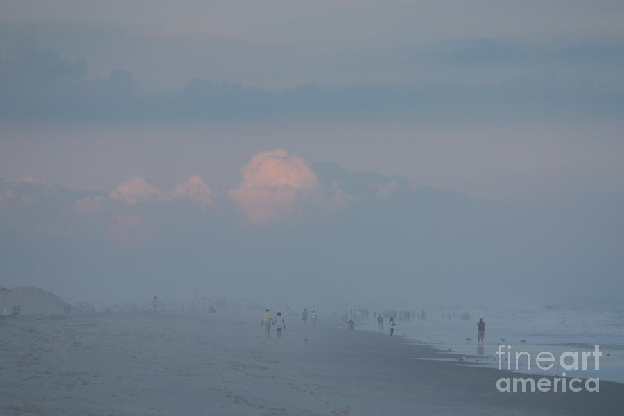 Hazy Day Over Jones Beach Photograph by John Telfer
