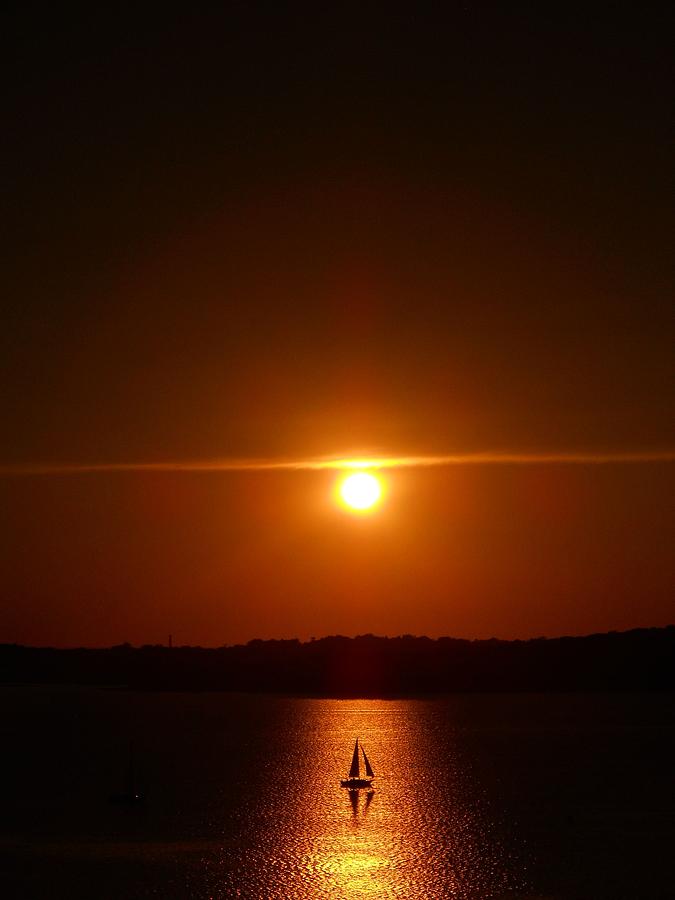 Sunset Photograph - Hazy Horizons by Rachel Kaufmann