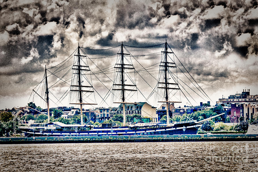 Boat Photograph - HDR Tall Ship Boat Pirate Sail Sailing Photography Gallery Art Image Photo Buy Sell Sale Picture  by Al Nolan