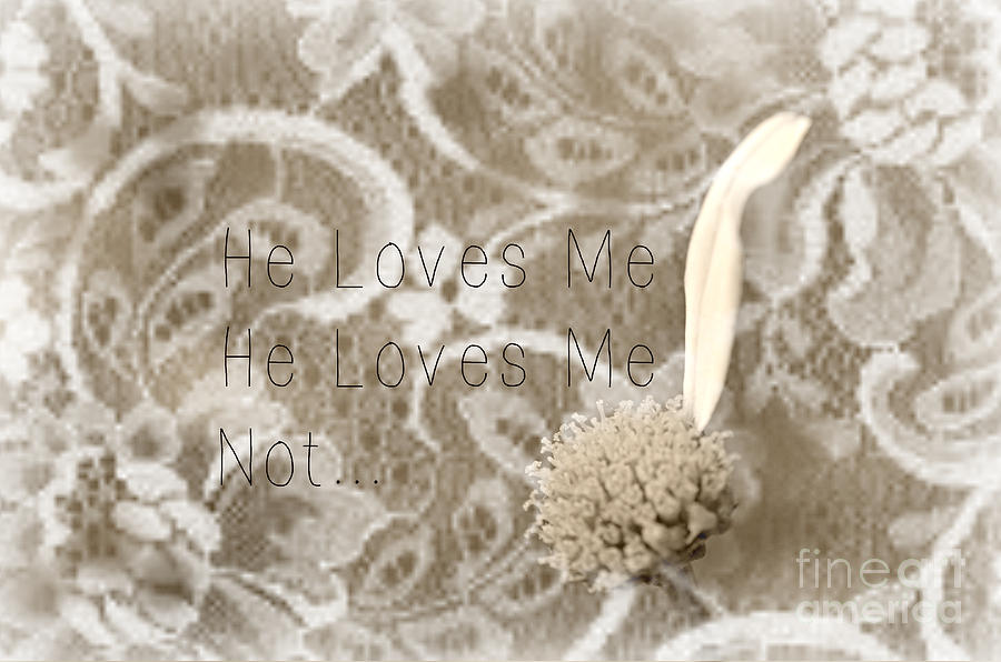 He Loves Me Photograph by Lila Fisher-Wenzel