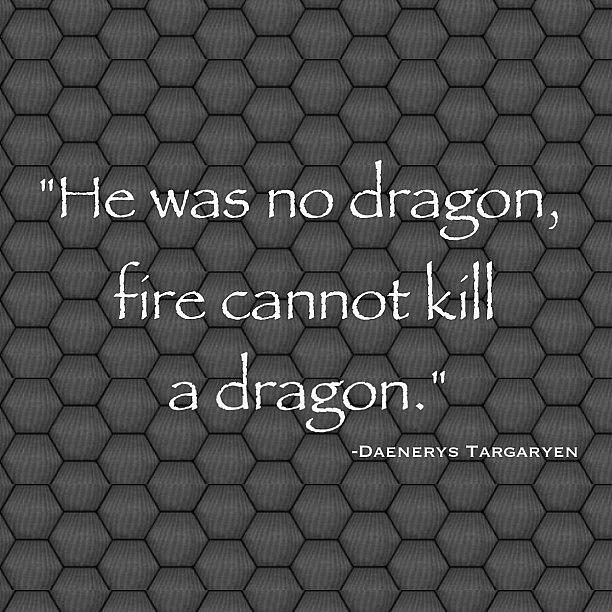 Dragon Photograph - he Was No Dragon, Fire Cannot Kill A by Lauren Simmons