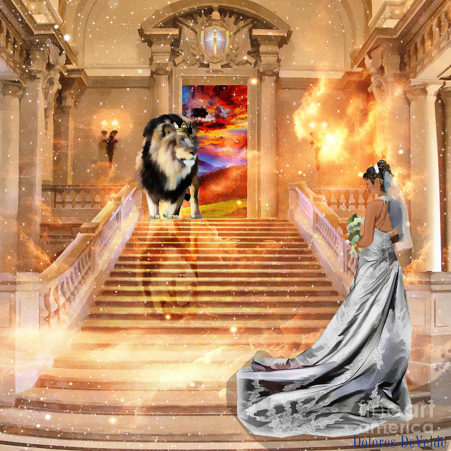 Lion Of Judah Digital Art - The Bride of Christ by Dolores Develde.