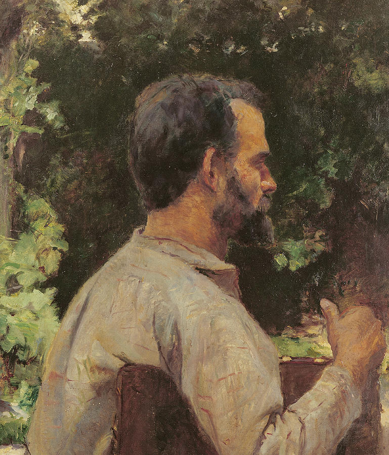 Head of a Man Painting by Henri de Toulouse-Lautrec