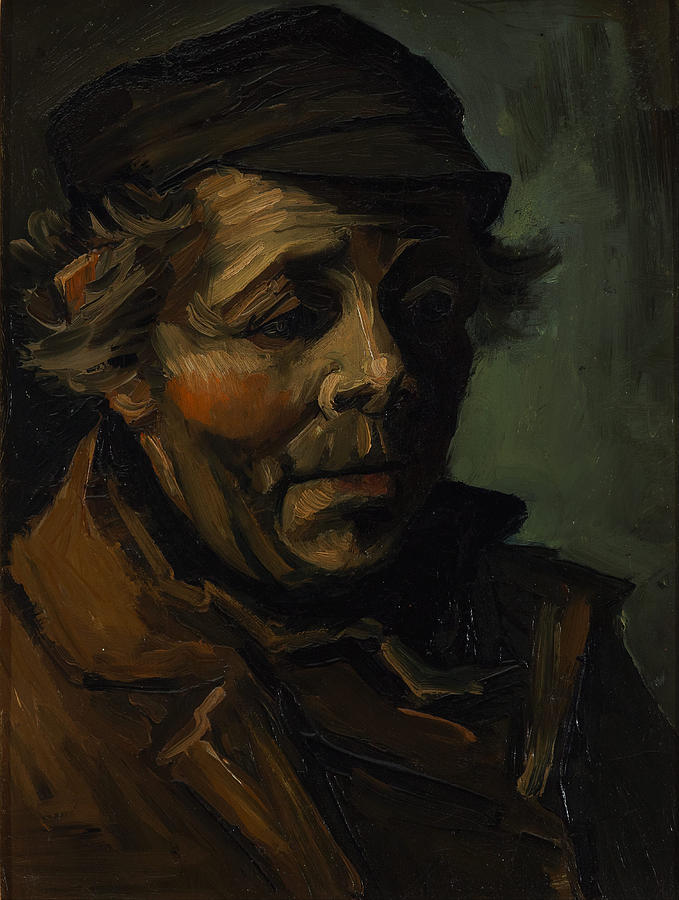 Head Of A Peasant  Painting by Vincent Van Gogh