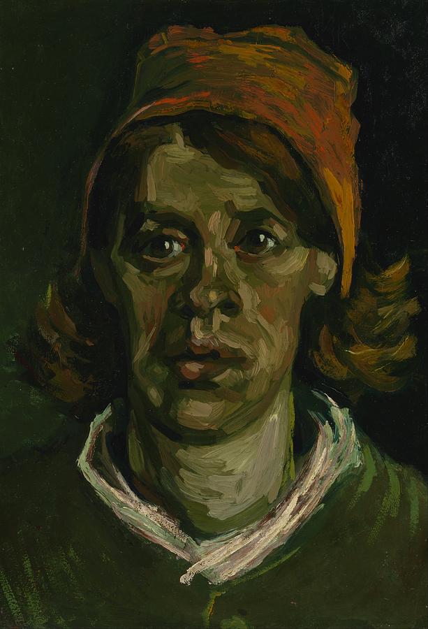 Vincent Van Gogh Painting - Head of a Woman by Vincent van Gogh