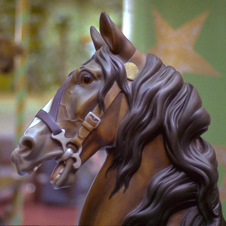 carousel horse head