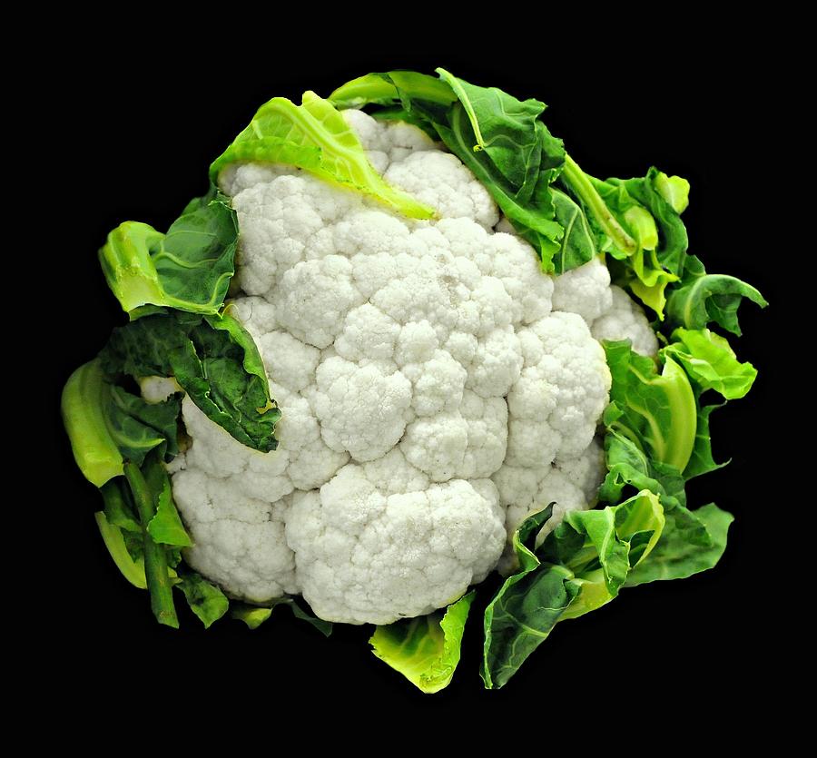 Head of Cauliflower Photograph by Diana Angstadt