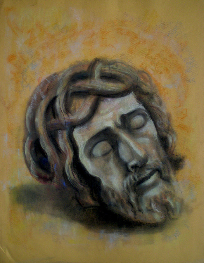 Head of Christ Drawing by Paez  ANTONIO