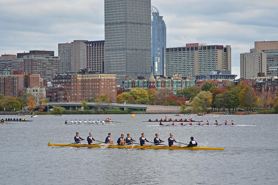 Head of the Charles. Charles rowers Photograph by Toby McGuire