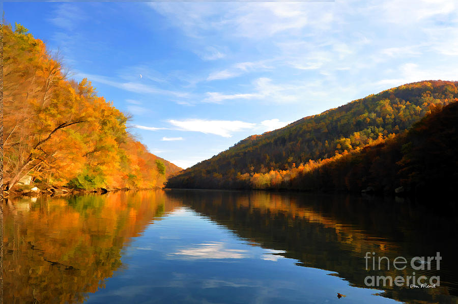 Head waters Cheat Lake in fall Photograph by Dan Friend