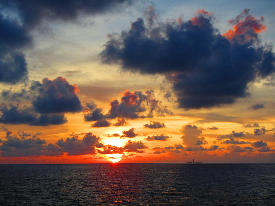 Sunset Photograph - Headed out by Capt  Pat  Moran